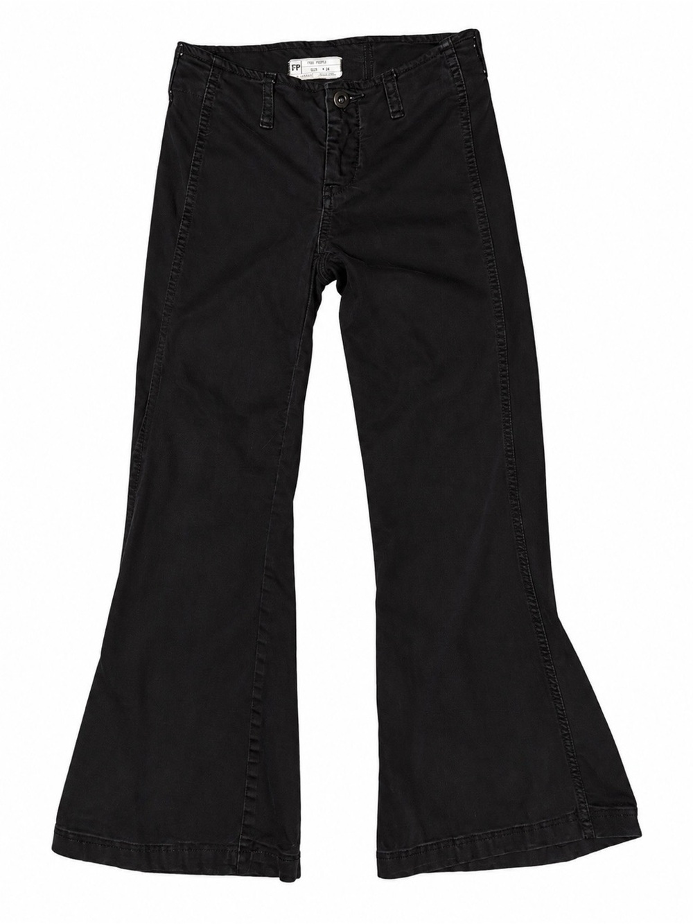 Free People Women's Black Flared Jeans